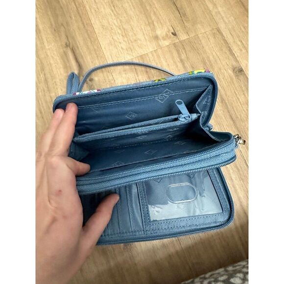 Vera Bradley Wristlet Crossbody Bag Wallet - Picture 4 of 4